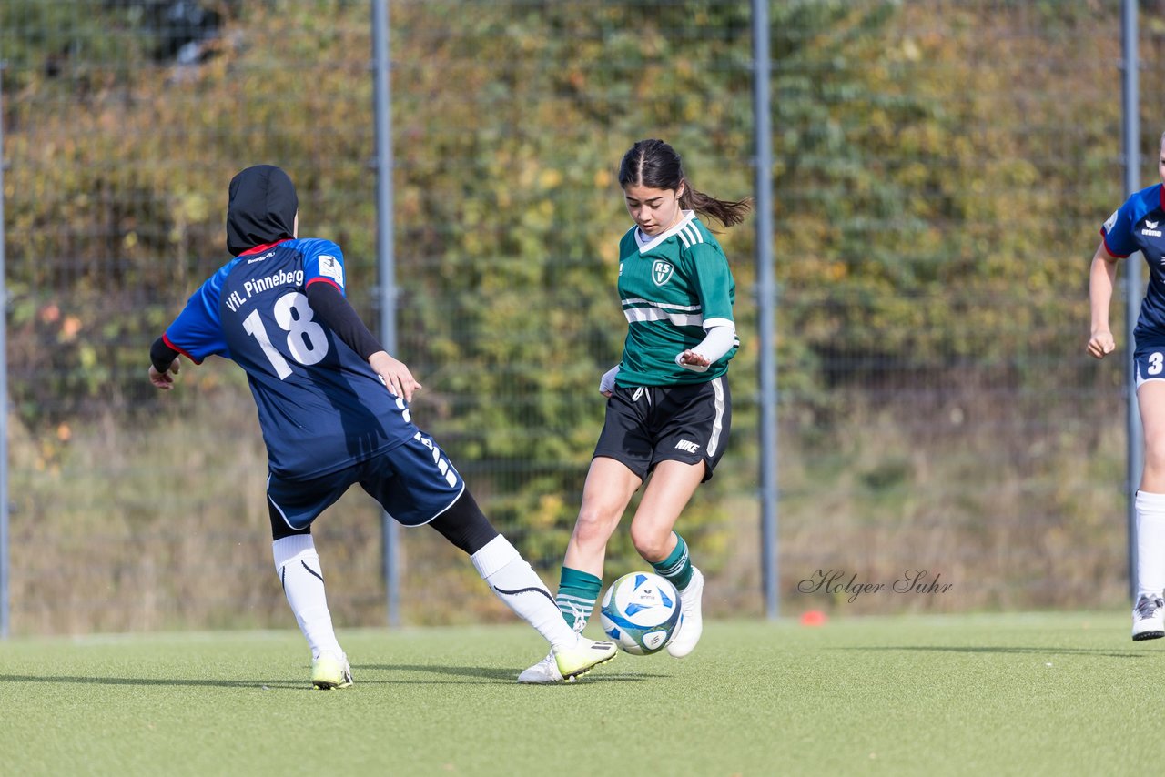 Bild 134 - wU19 Rissener SV - VfL Pinneberg : Ergebnis: 9:1